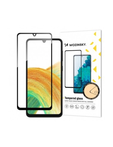 Folie ecran telefon: WZK Pentru Samsung Galaxy A34 A346, Sticla Securizata, Full Glue, Neagra