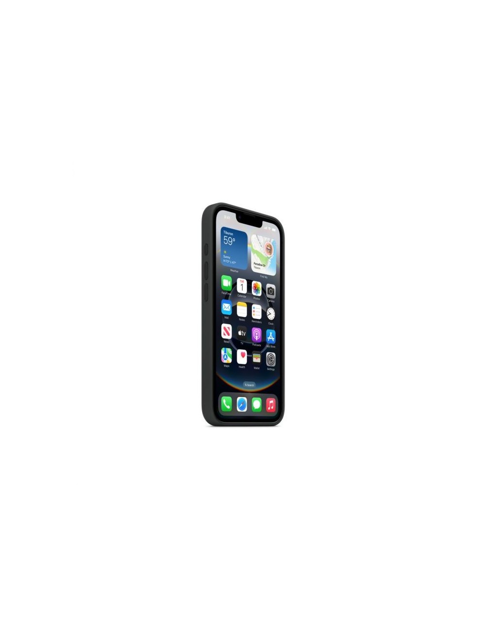 Apple iPhone 16e Silicone Case Black